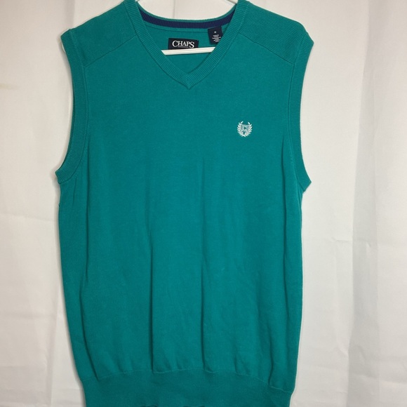 Chaps sweater sleeveless med green - Picture 6 of 6